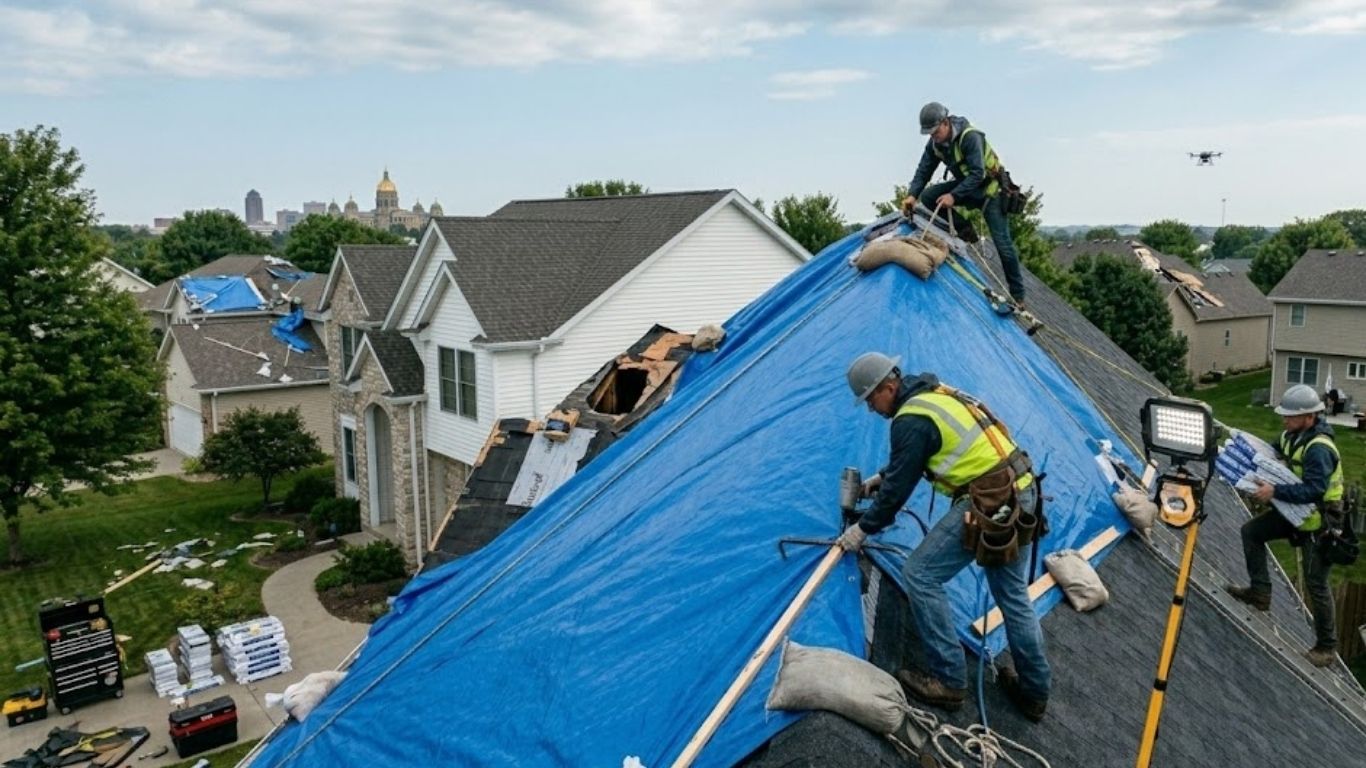 Storm Damage Repair Des Moines Iowa